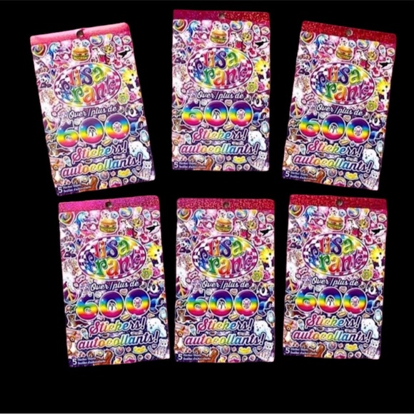 Lisa frank sticker books bundle of six - Picture 1 of 6